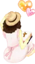 Girl  reading Holy Bible 
