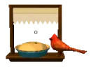 cardinal and pie