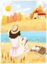 Girl  reading Holy Bible 