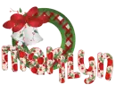 NAME MARILYN/WREATH CHRISTMAS