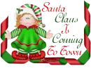 SANTA CLAUS IS COMING TO TOWN/GIRL ELF