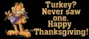Garfield thanksgiving turkey
