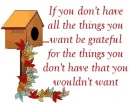 be greatful