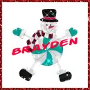 Christmas Snowman Candy - Brayden