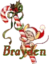Candy Cane Mouse - Brayden