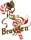 Candy Cane Mouse - Brayden