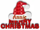 Merry Christmas Santa Hat - Annie