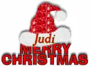 Merry Christmas Santa Hat - Judi