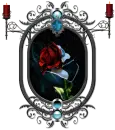 Goth Rose Frame