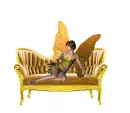 Woman on sofa