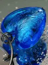 blue heart necklace