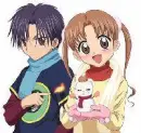 Natsume burning Mikan's snowman