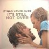 Never over