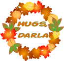 Autumn Wreath - Hugs - Darla