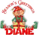 Seasons Greetings Elf - Diane