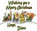 Christmas Toon Train - Diane