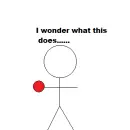 Funny stick figure