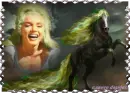 marilyn monroe,horse