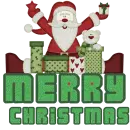 MERRY CHRISTMAS/SANTA