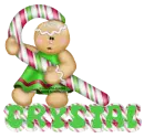 NAME CRYSTAL/GINGERBREAD GIRL GREEN