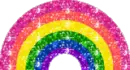 glitter rainbow
