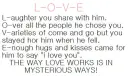 L-O-V-E
