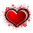 Graffiti frame heart