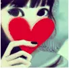 love heart girl