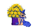 Flowerbox with wife