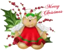 MERRY CHRISTMAS/GINGERBREAD ANGEL