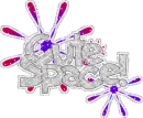 cute space text