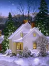 winter cottage