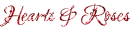 hearts and roses