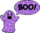 boo purple ghost