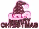 Pink Sparkle Santa Hat - Rachel