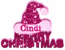Very Pink Santa Hat - Cindi
