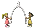 kids tugging on a wishbone