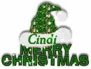 Green Santa Hat - Cindi