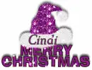 Purple Santa Hat - Cindi