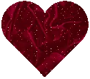 red glitter heart