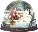 snow globe santa