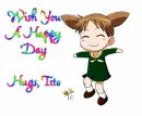 wish you a happy day