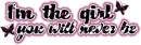 I'm the girl