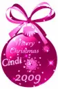 Pink Xmas Ornament - Cindi