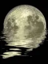 moon on the water
