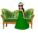 Sofa with woman