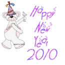 HAPPY NEW YEAR 2010/BEAR WHITE