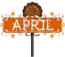 turkey street sign april