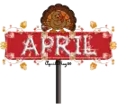 turkey street sign april