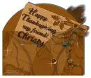 Happy Thanksgiving friend-Christy